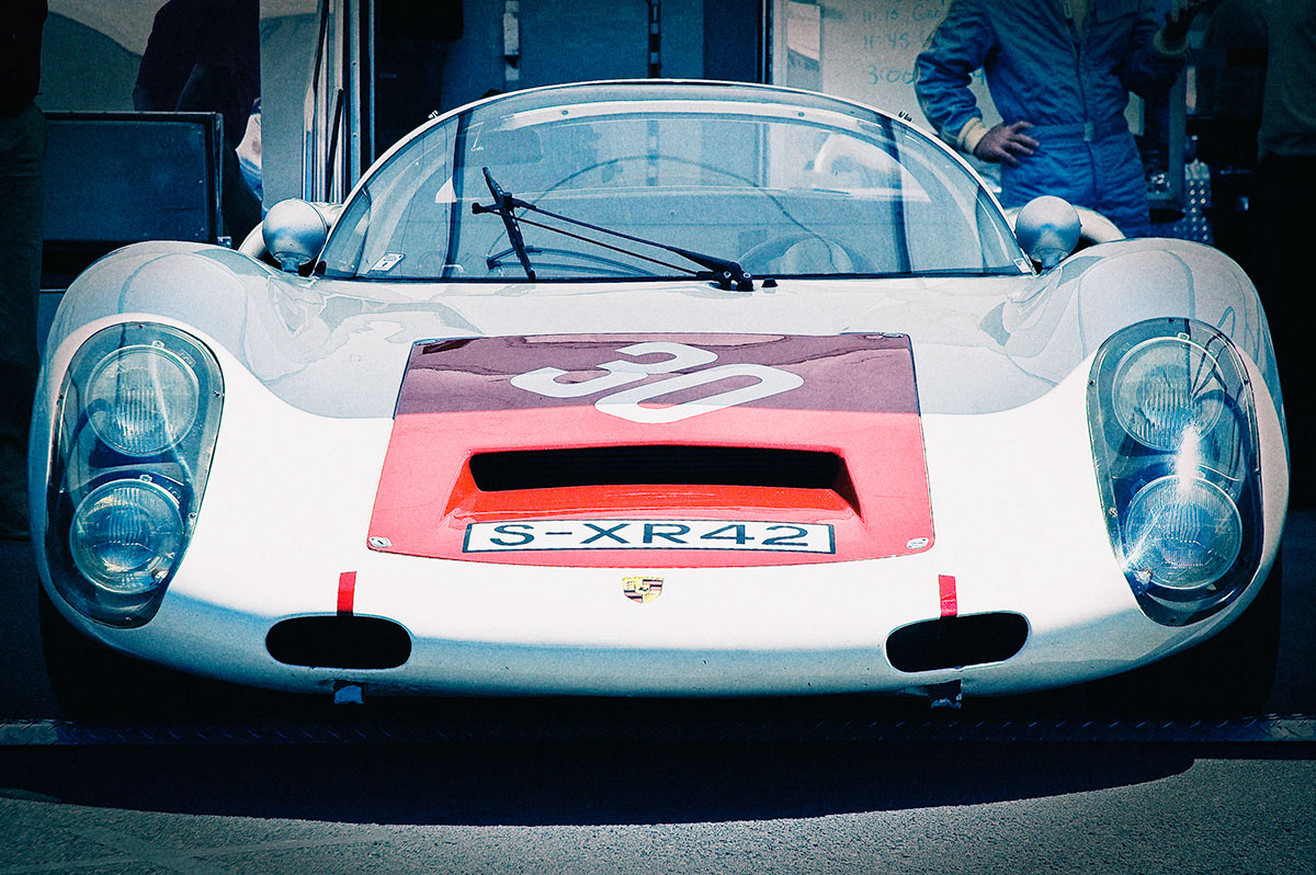 Classic Porsche 907 racecar car photo from Burbbble