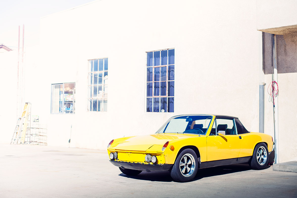 Classic Yellow Porsche 914 wallpaper from Burbbble