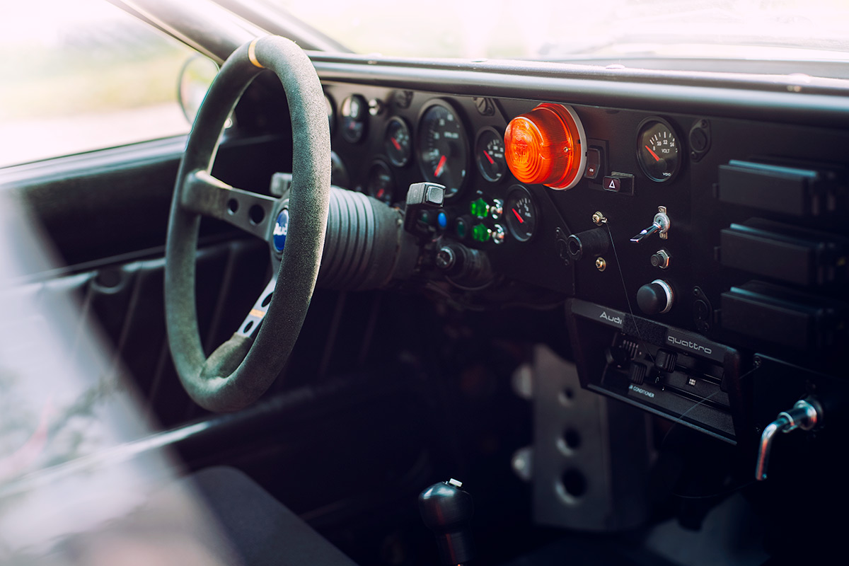 White Audi MB Quattro Rally Prepped car photo from Burbbble