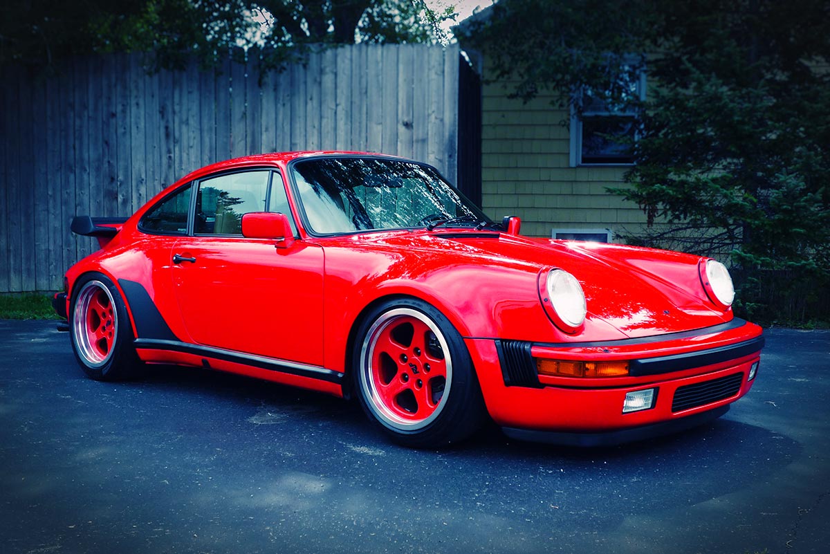 Rare Red Porsche 911 Turbo RUF BTR car photo from Burbbble