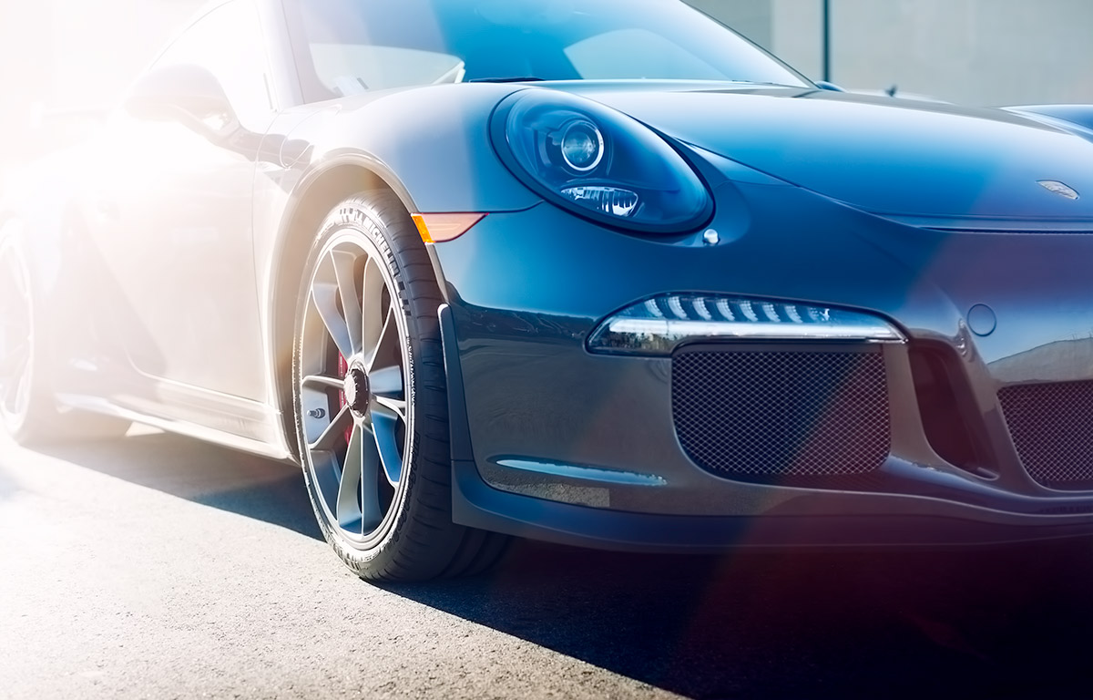 Porsche 911 (991) GT3 in California morning sun