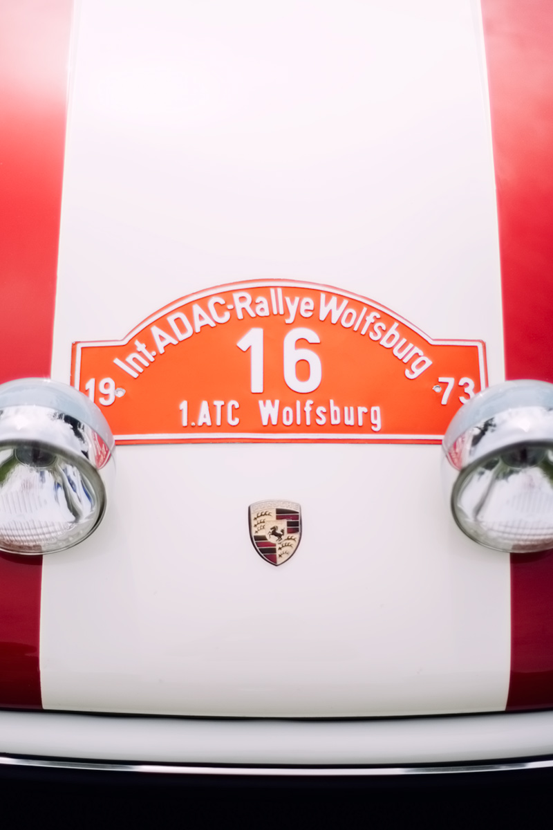Classic Porsche 911 1973 Wolfsburg Rallye Plaque