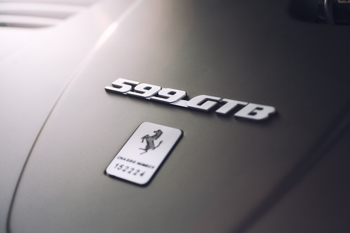 Ferrari 599 GTB V12 engine cover and chassis plate