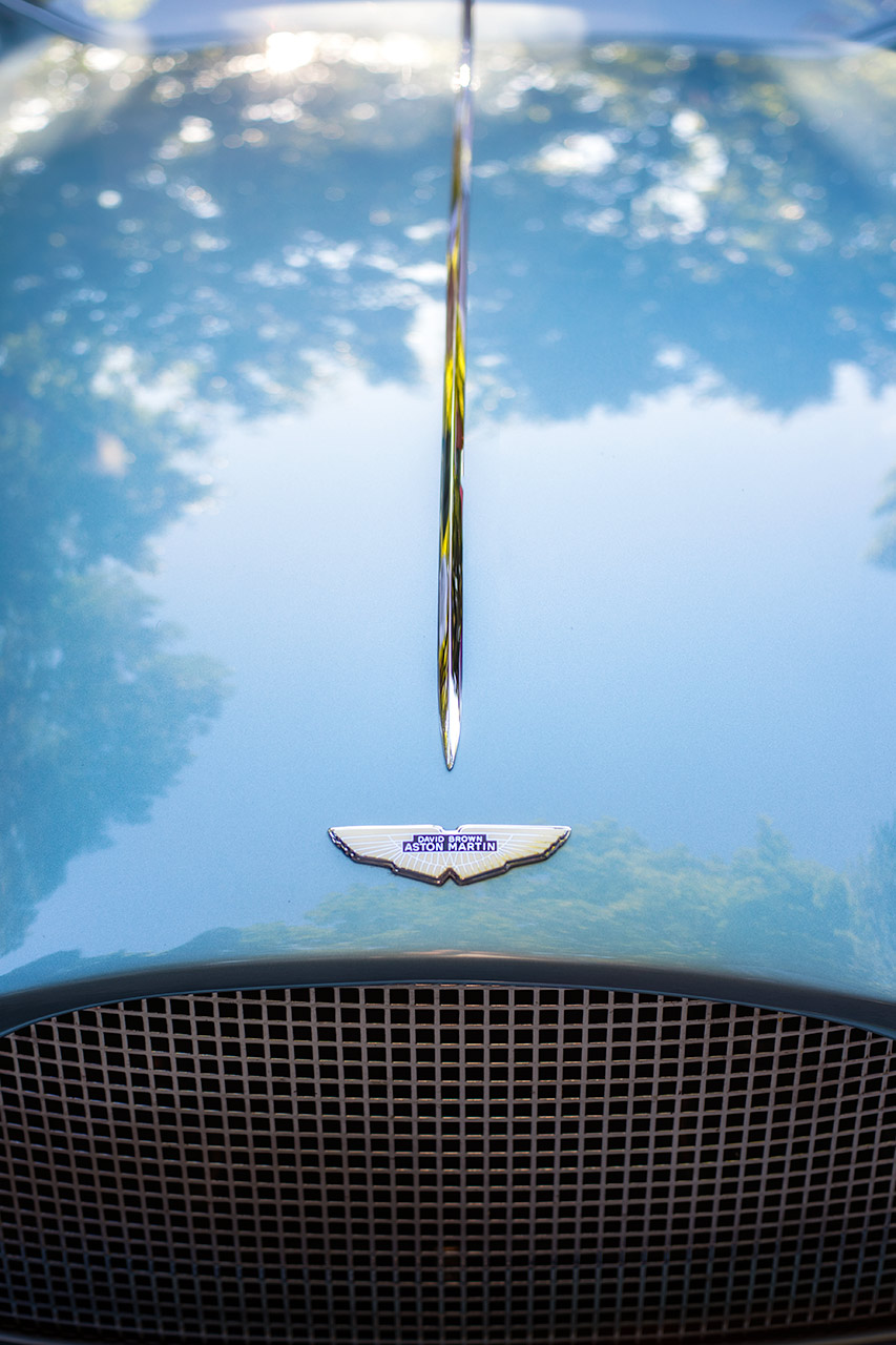 Classic David Brown Aston Martin Mark III enjoying the warm morning sun