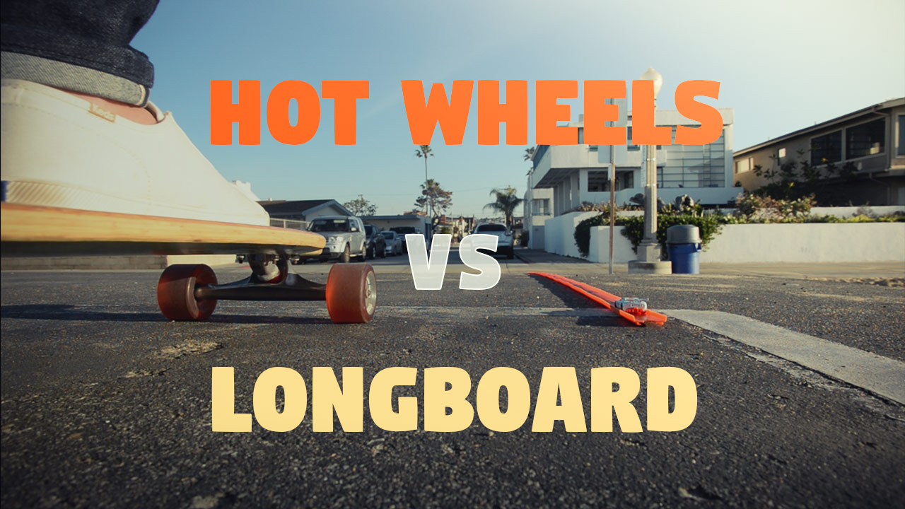 Gulf racing Ford GT races a bamboo longboard at the beach